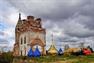 Купола перед поднятием