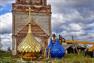 Купола перед поднятием